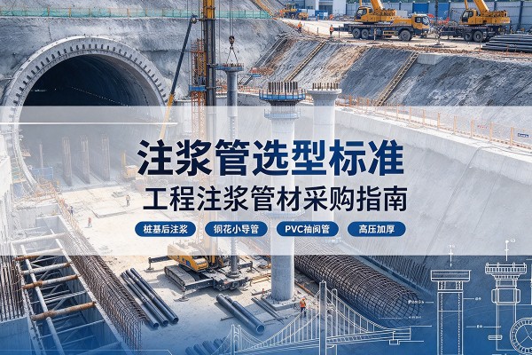 青州注浆管选型标准